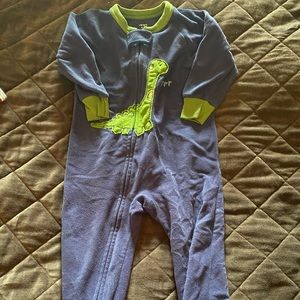 Dinosaur footie pajamas from Carter’s
